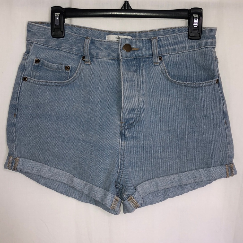 Forever 21 High Waisted Jean Shorts